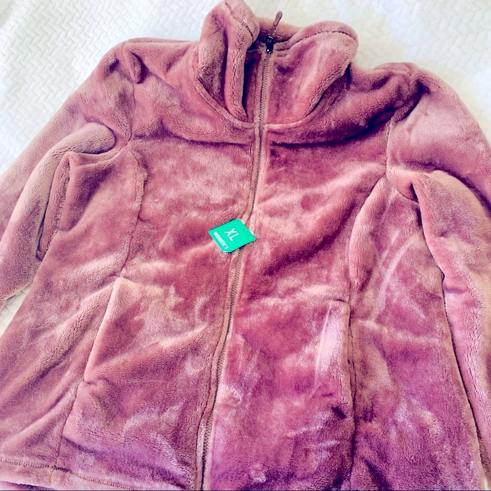 💞Mauve Pink 32 DEGREES PLUSH JACKET XL💞
